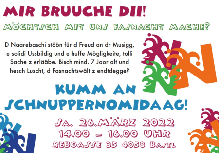 Schnuppernomidaag 2022