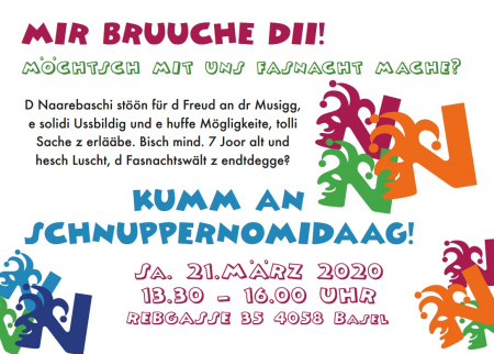 Schnuppernomidaag 2020