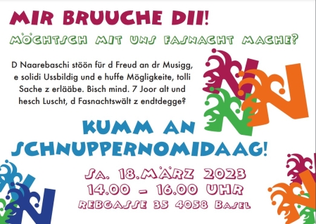 Schnuppernomidaag 2023