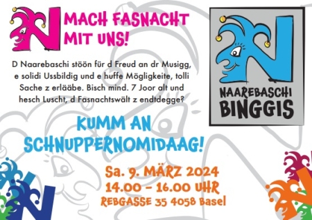 Schnuppernomidaag 2024